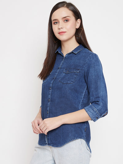 Denim Casual Shirt - Women Shirts