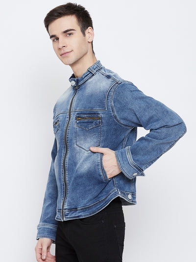 Blue Denim Jacket - Men Jacket