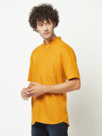  Simplistic Mustard Kurta