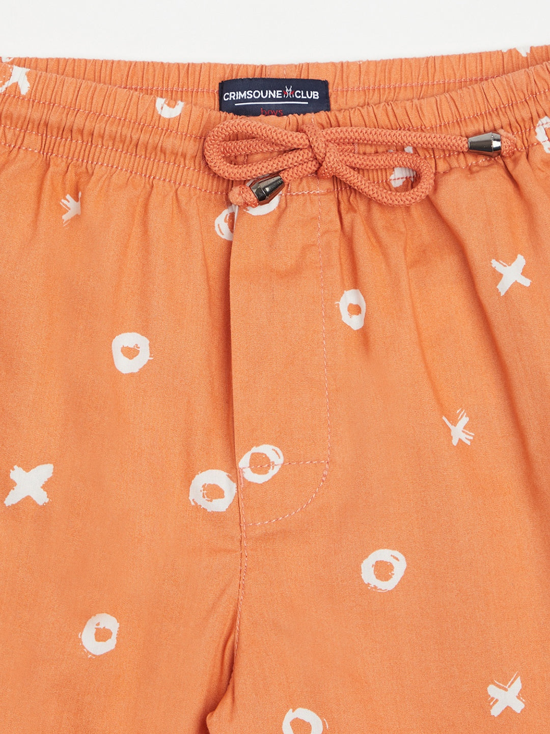 Peach Printed Boxer - Boys Boxers