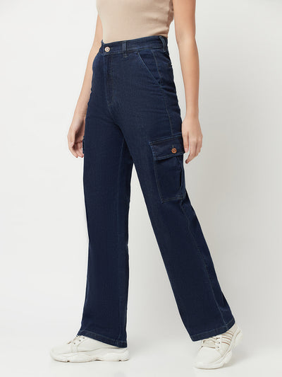 Cargo Jeans-Women Jeans-Crimsoune Club