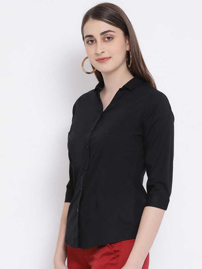 Black Casual Shirt - Women Shirts