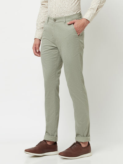 Olive Trousers-Men Trousers-Crimsoune Club