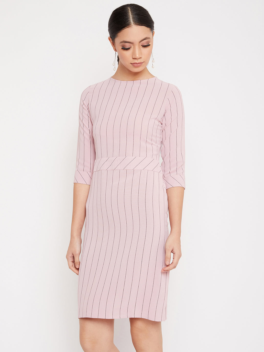 Pink Striped Dress - Women Dresses