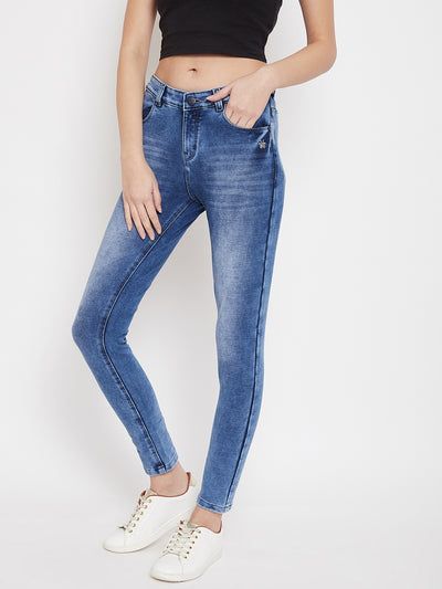 Blue Skinny fit Jeans - Women Jeans