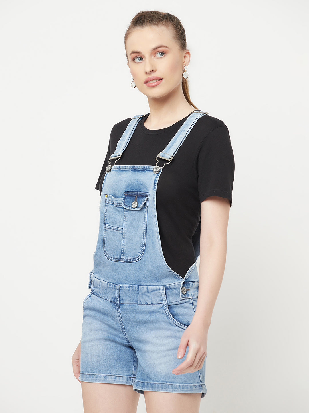 Blue Denim Dungarees - Women Dungarees