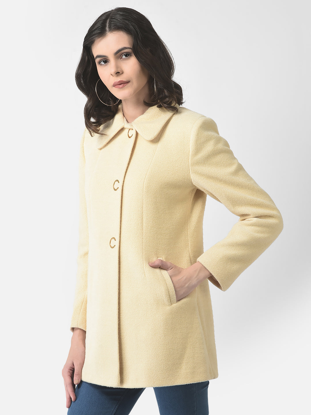  Custard Yellow Overcoat