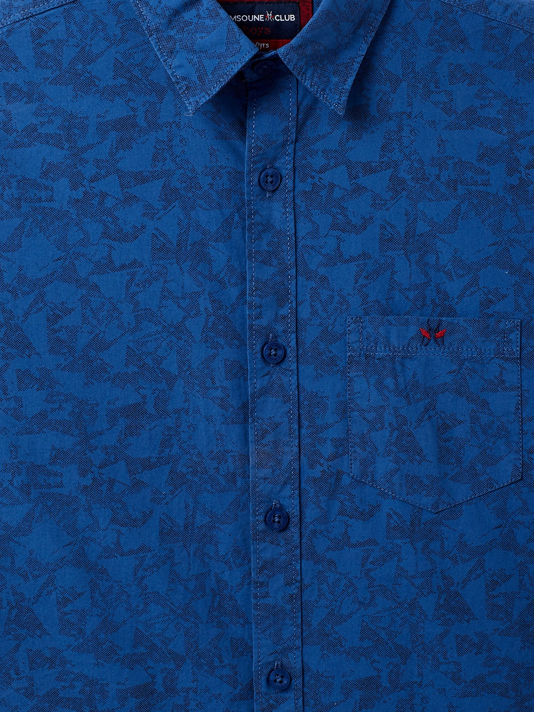 Blue Printed Causal Shirt - Boys Shirts