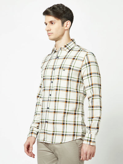  Cream Flannel Shirt