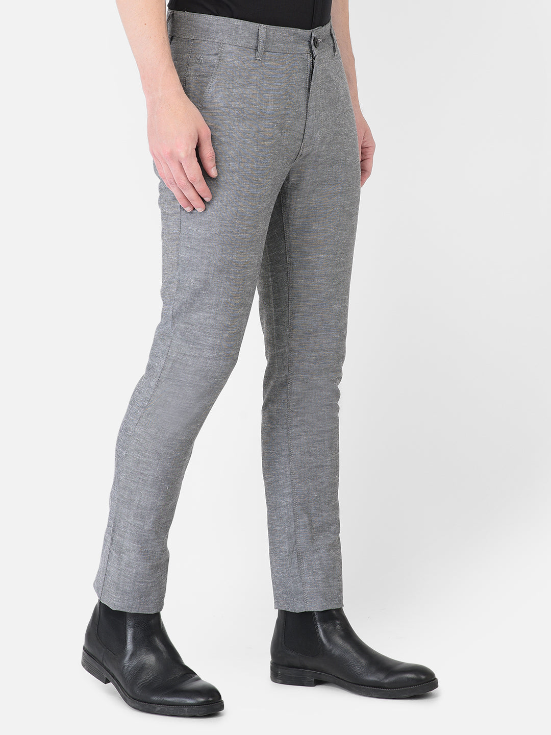 Grey Trousers - Men Trousers