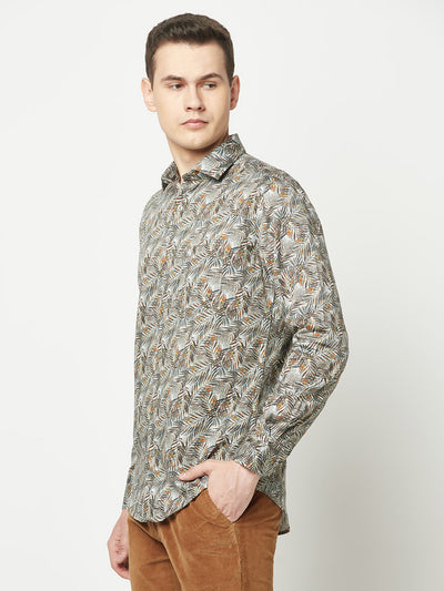  Floral Print Multi-Colour Shirt 