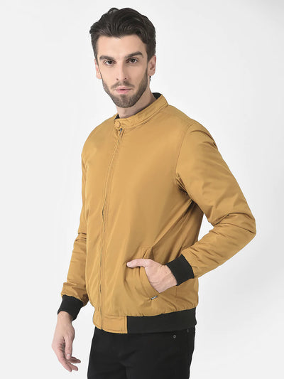  Mustard Reversible Bomber Jacket