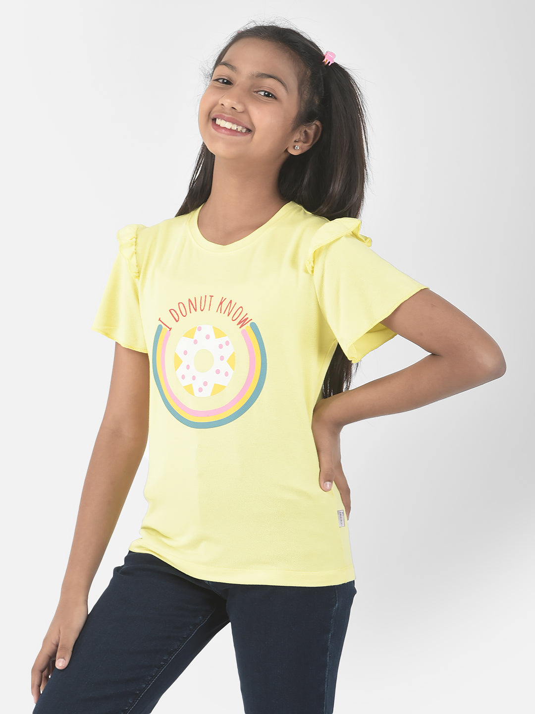  Lime Yellow Donut T-Shirt