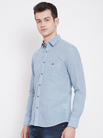 Checked Slim Fit Cotton Shirt - Men Shirts