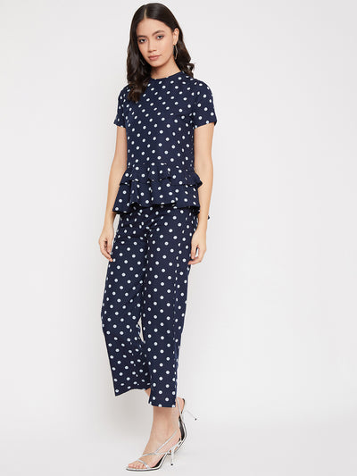 Polka Dots Co-ord set - Women Co-ord Sets