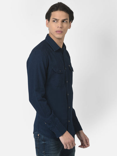 Shirt in Pure-Cotton Denim