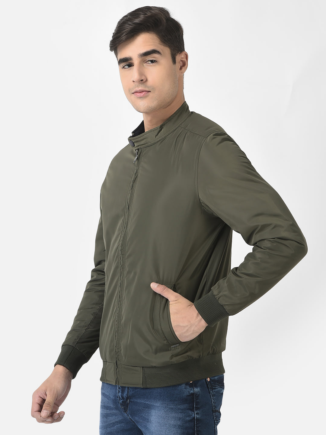  Reversible Bomber Jacket in Polyester