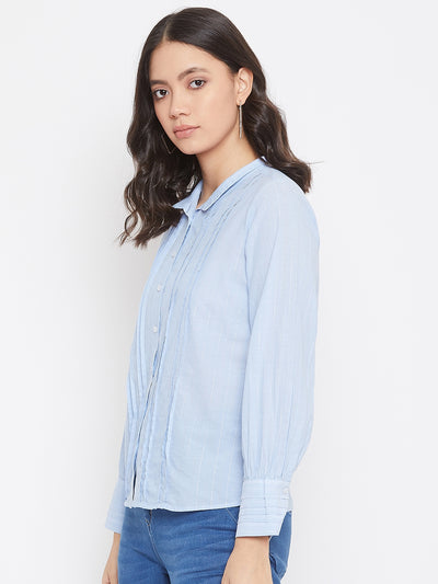 Full Sleeves V Neck Slim Fit shirt - Women Shirts