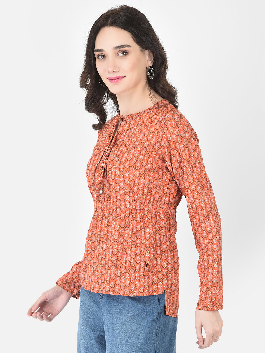 Orange Empire Top - Women Tops