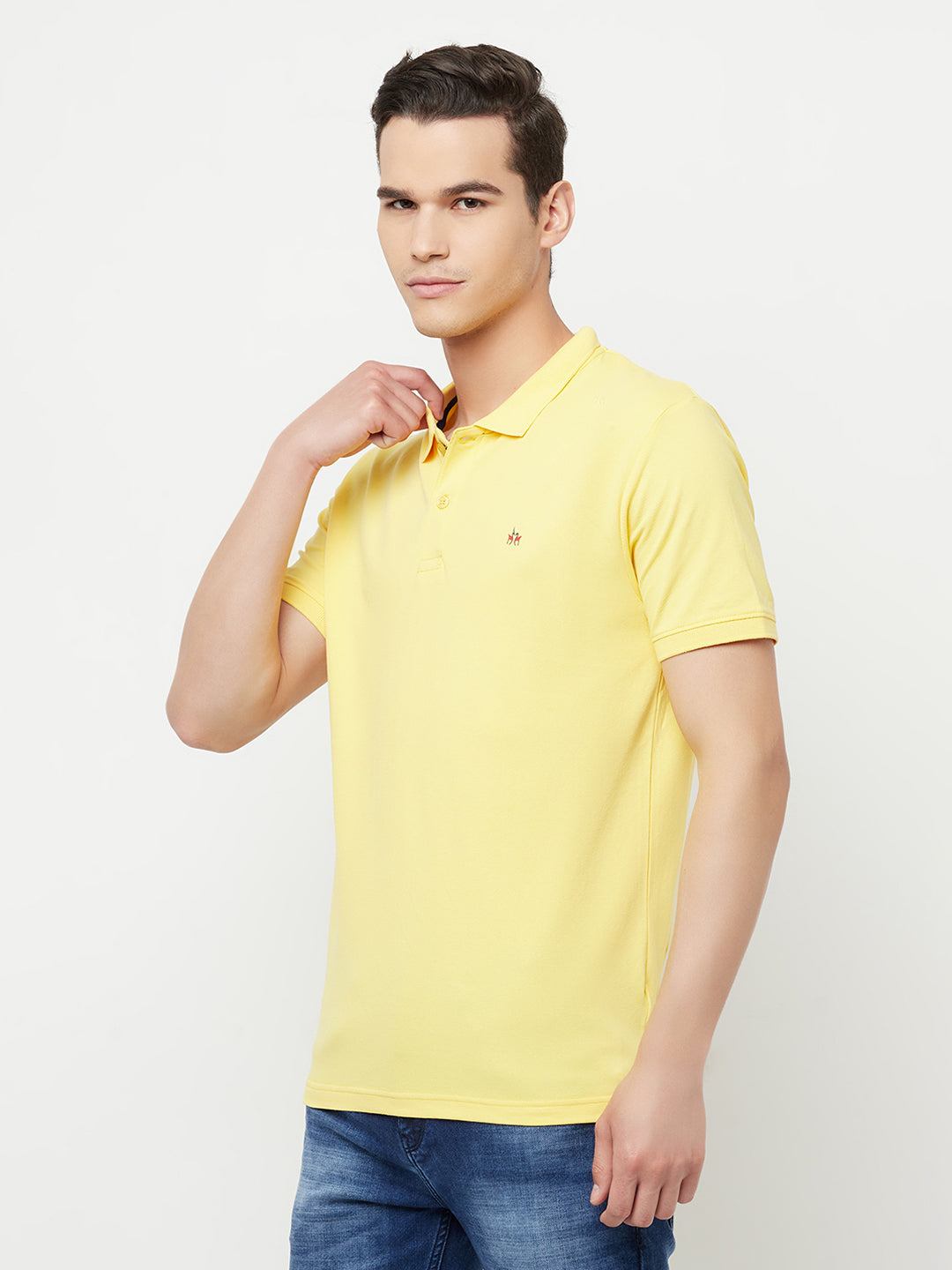 Yellow Polo T-Shirt - Men T-Shirts