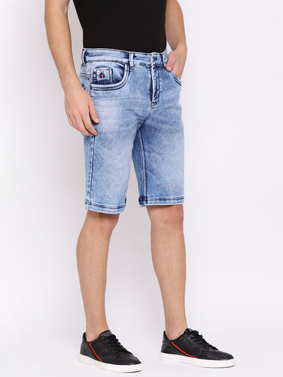 Slim Fit Denim shorts - Men Shorts