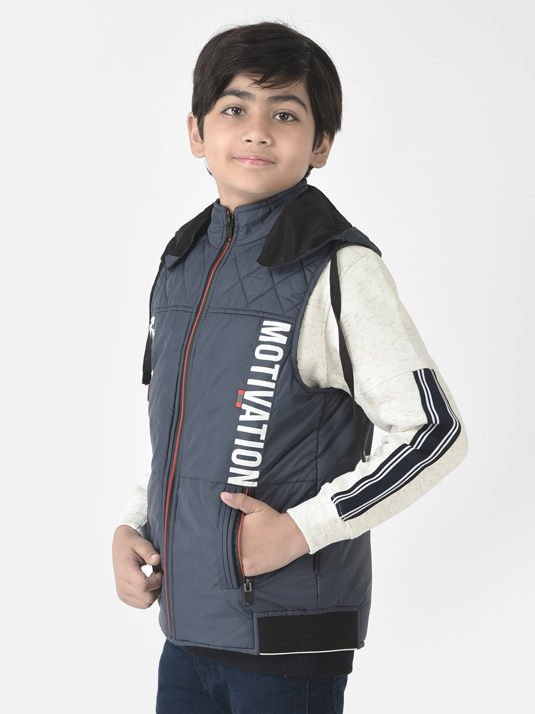  Navy Blue Motivation Gilet