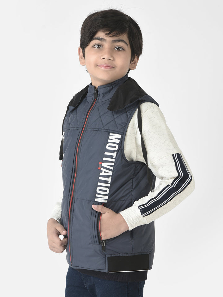  Navy Blue Motivation Gilet