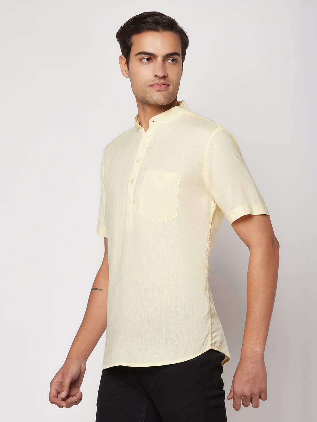  Simplistic Lemon Kurta