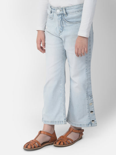  Light Blue Boot-Cut Denims