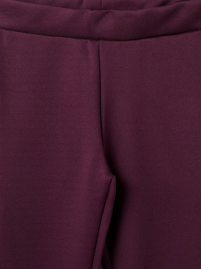Maroon Track Pants - Girls Track Pants