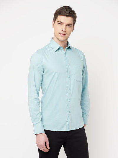 Blue Casual Shirt - Men Shirts