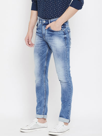 Blue Slim Fit Jeans - Men Jeans