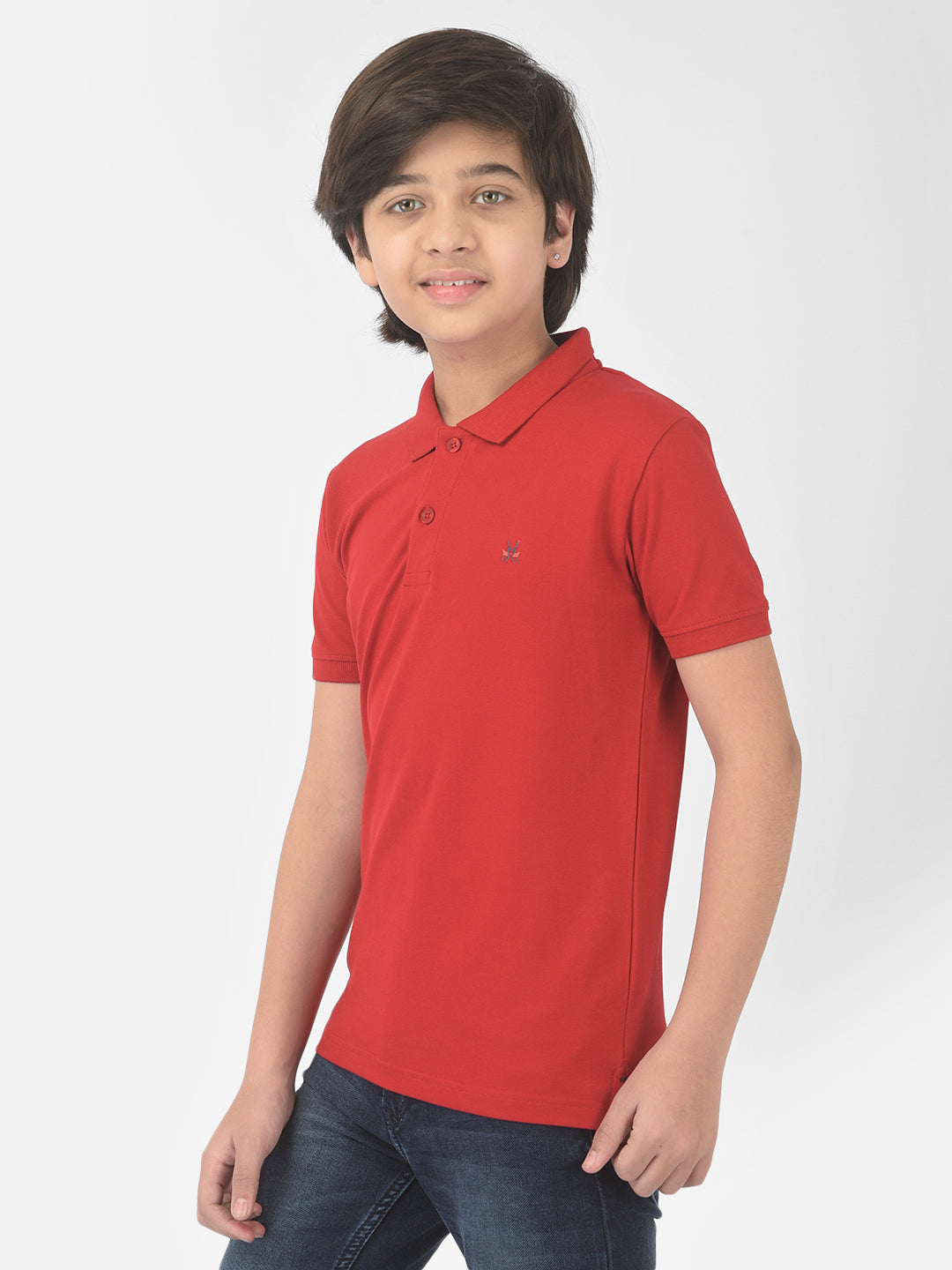 Red Polo T-shirt - Boys T-Shirts