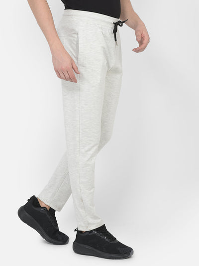  Minimal Ecru Melange Track Pants