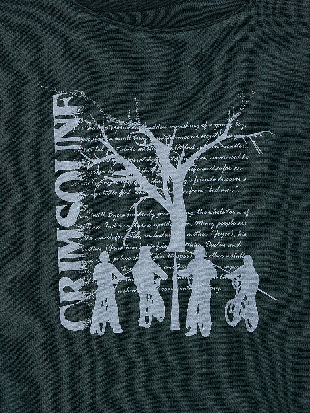 Green Printed High Neck Sweatshirt - Boys Sweatshirts