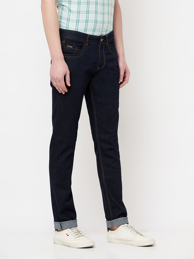 Navy Blue Jeans - Men Jeans