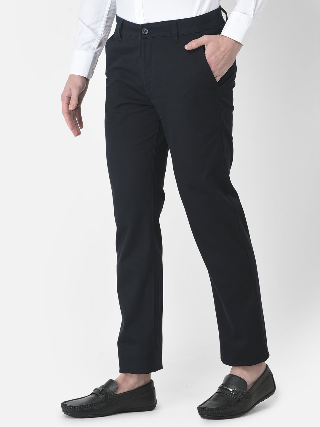  Navy Blue Chino Trousers 