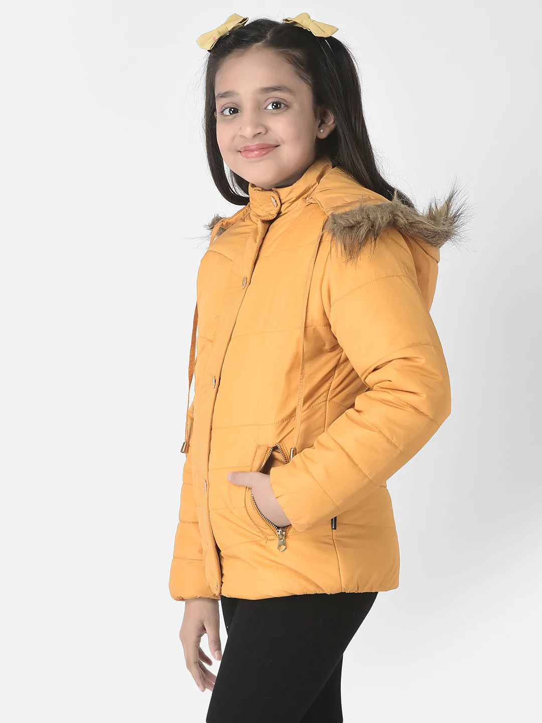  Mustard Light-Padding Jacket