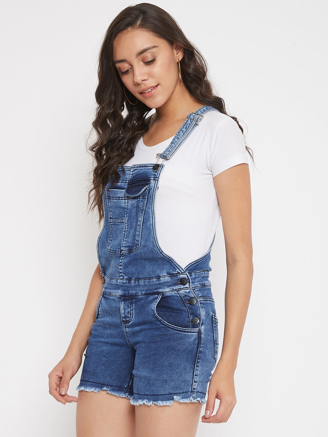 Denim Dungaree - Women Dungarees