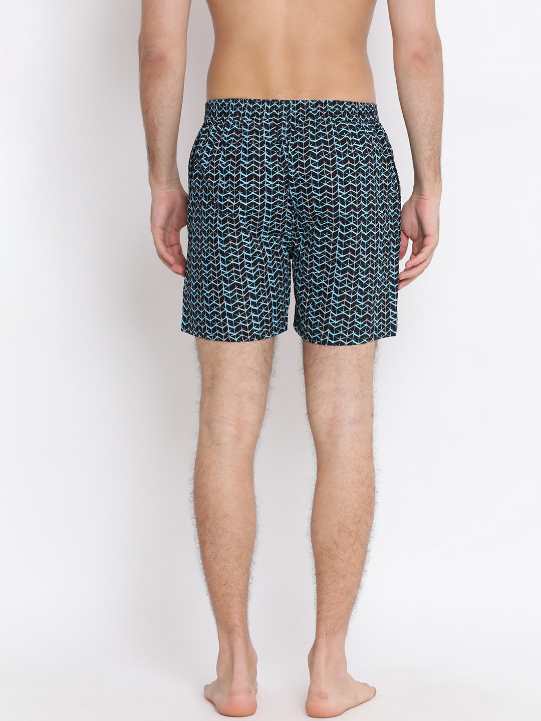 Blue Printed boxers - Men Boxers