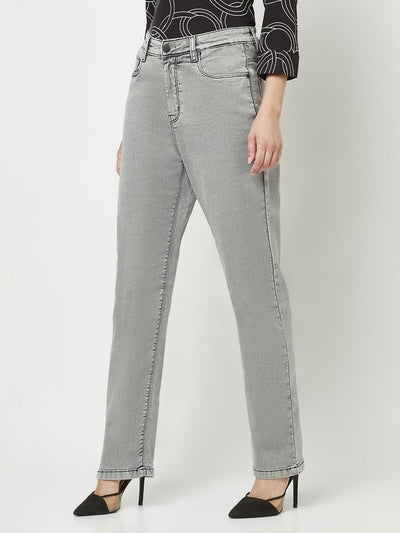 Crimsoune Club Grey Defined-Fit Denim  