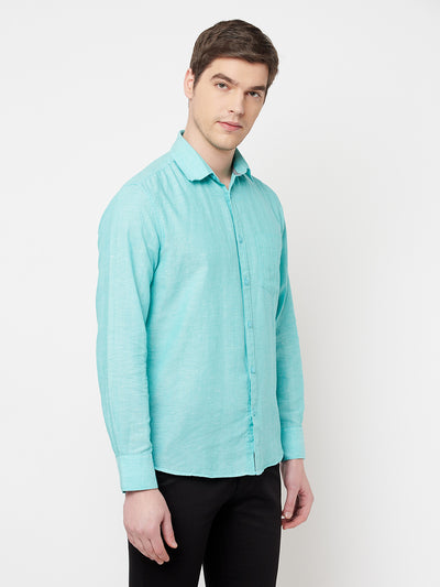 Blue Casual Shirt - Men Shirts