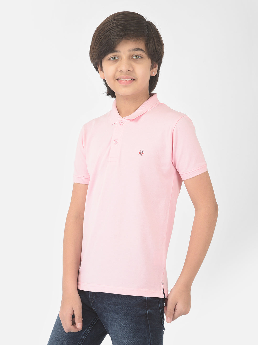 Pink Polo T-shirt - Boys T-Shirts