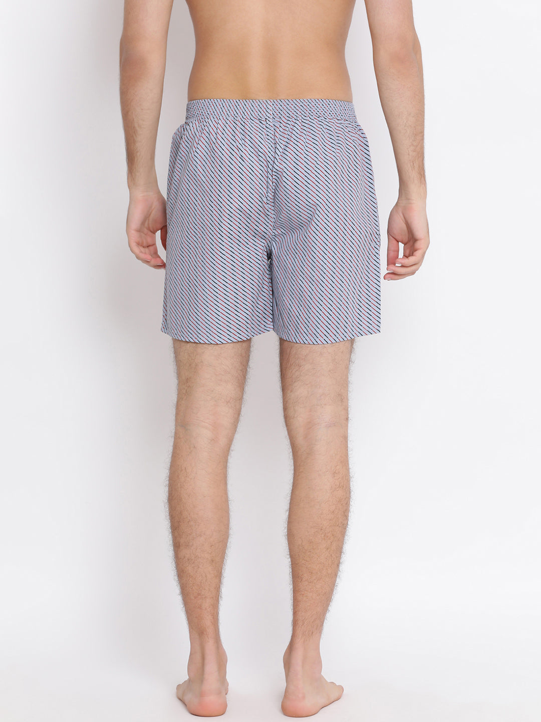 Grey Printed Boxer - Men Boxers