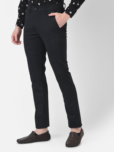Black Trousers-Men Trousers-Crimsoune Club