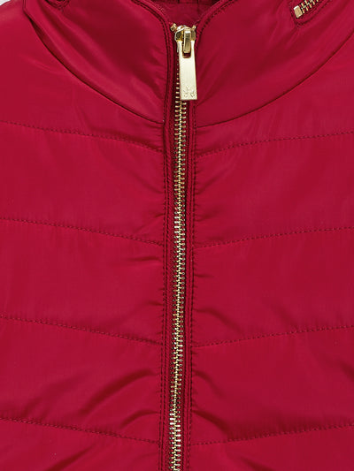 Red Puffer Jacket - Girls Jackets