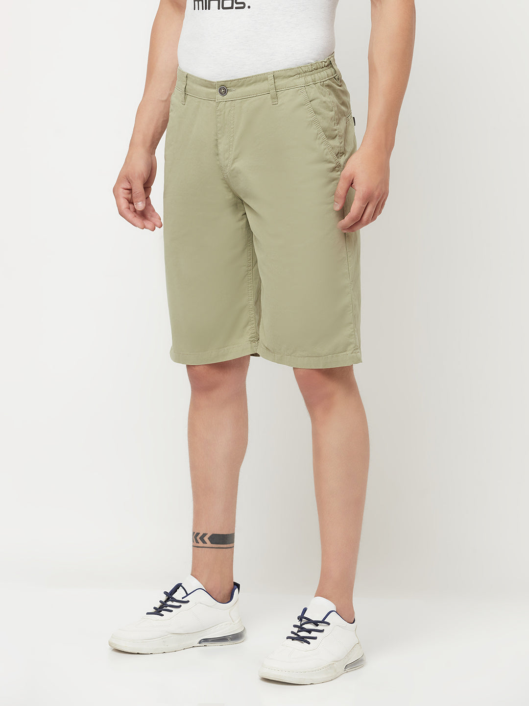 Olive Shorts - Men Shorts