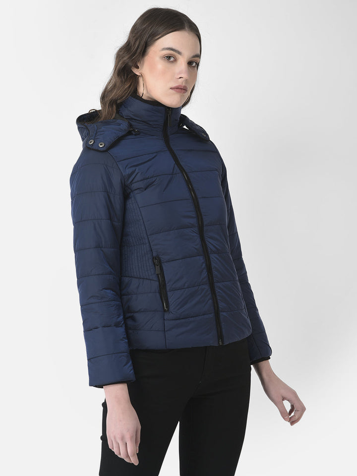  Royal Blue Padded Jacket