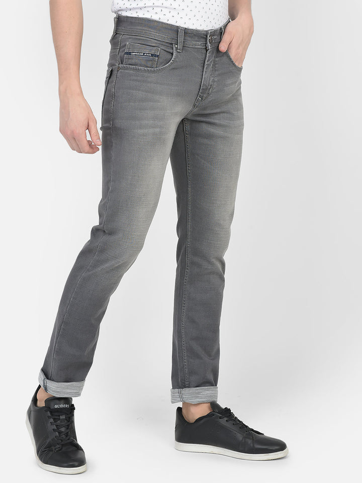  Light-Washed Grey Denims