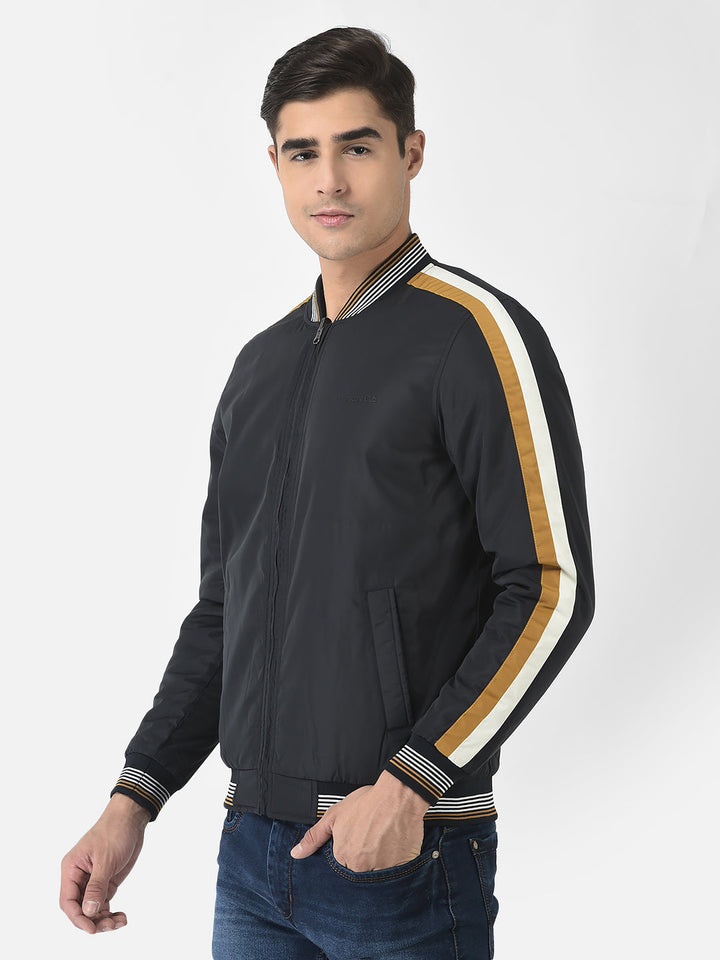  Reversible Jacket in Striped Sleeves
